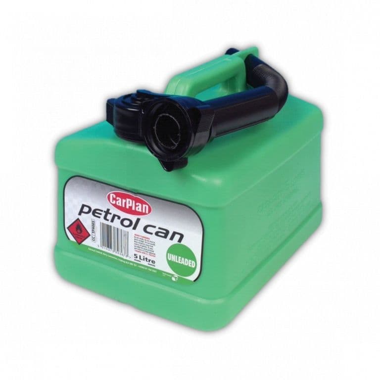 Carplan Plastic Fuel Can For Unleaded - 5L