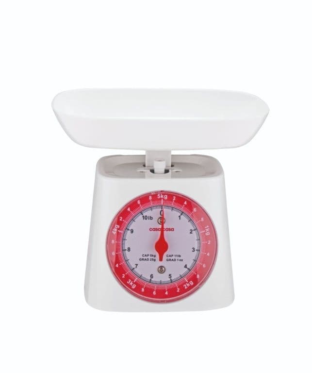 Casa & Casa Classic Mechanical Kitchen Scale - White