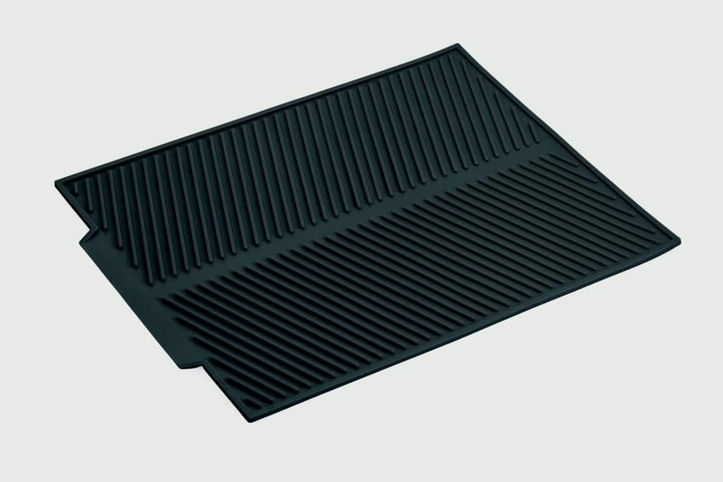 Casa & Casa Silicone Drying Mat Black - 43 x 33cm