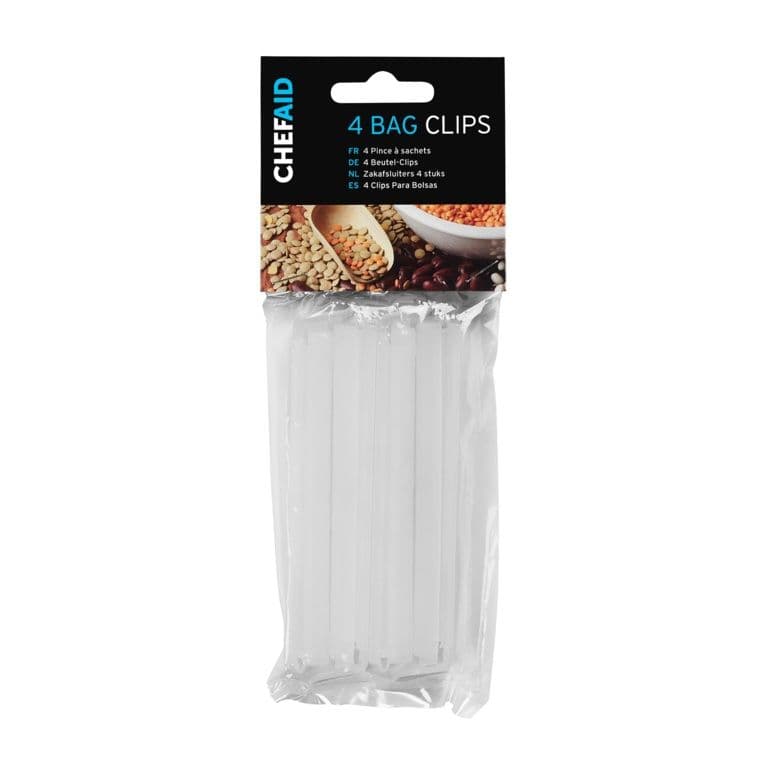 Chef Aid Bag Clips - 11cm 4 Pack