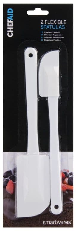 Chef Aid Flexible Spatulas Carded - 5.5cm