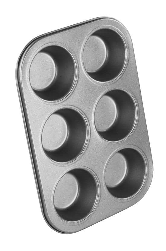 Chef Aid Non Stick Muffin Tray - 6 Cup