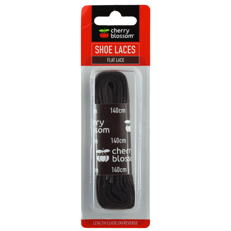 Cherry Blossom Flat Lace Brown - 140cm