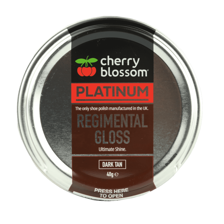 Cherry Blossom Regimental Gloss - Dark Tan 40g