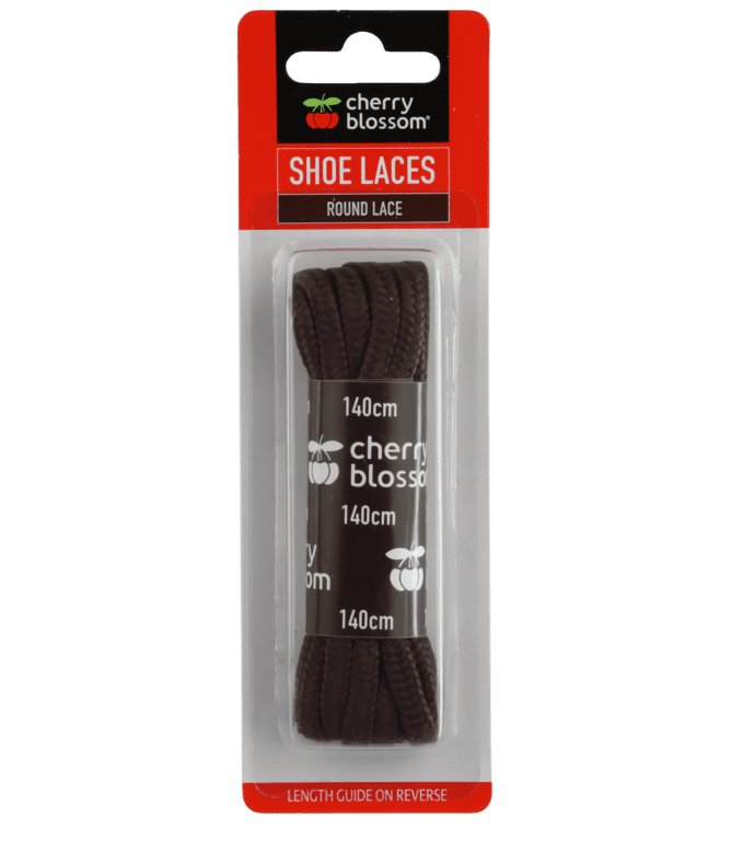 Cherry Blossom Round Lace Brown - 140cm