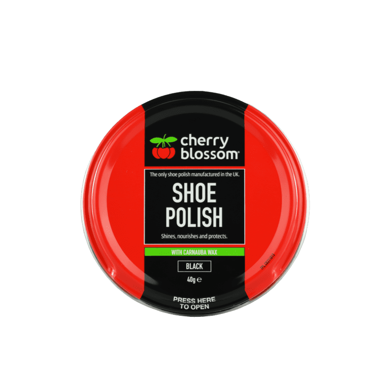 Cherry Blossom Shoe Polish Black - 40g