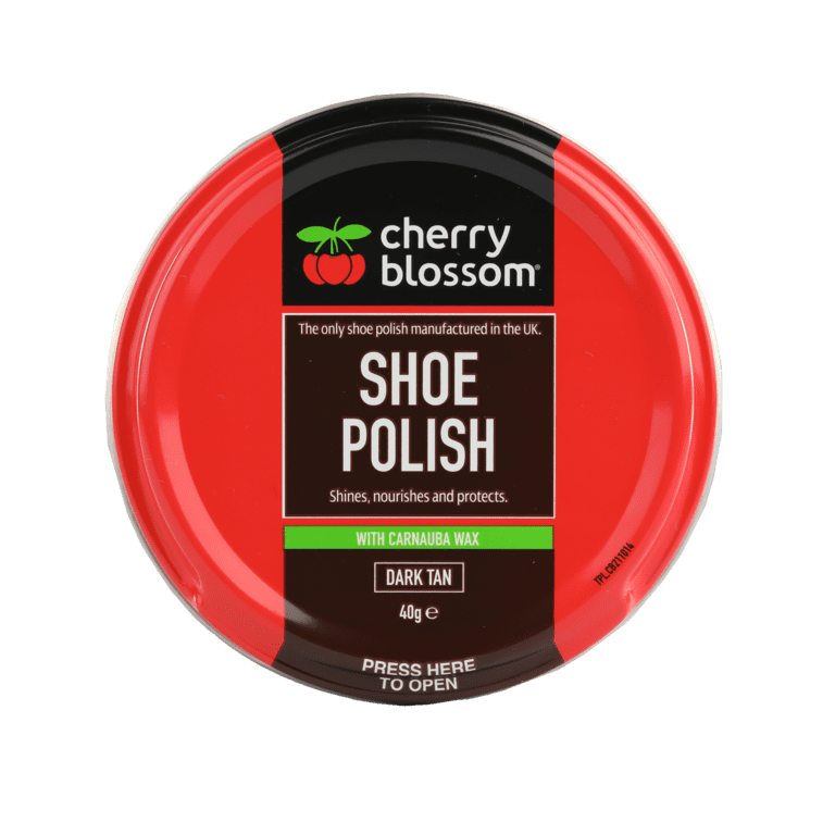 Cherry Blossom Shoe Polish Dark Tan - 40g