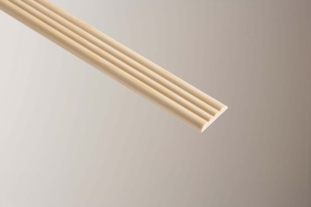Cheshire Mouldings 4 Reed Pine - 6 x 34mm x 2.4m