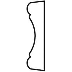 Cheshire Mouldings Cover Moulding Pine - 8 x 30mm