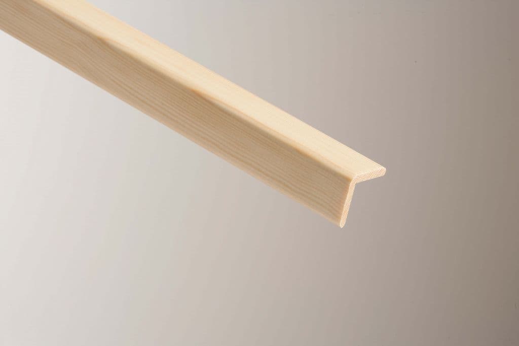 Cheshire Mouldings Cushion Corner Pine Moulding - 2.4m x 30mm x 30mm