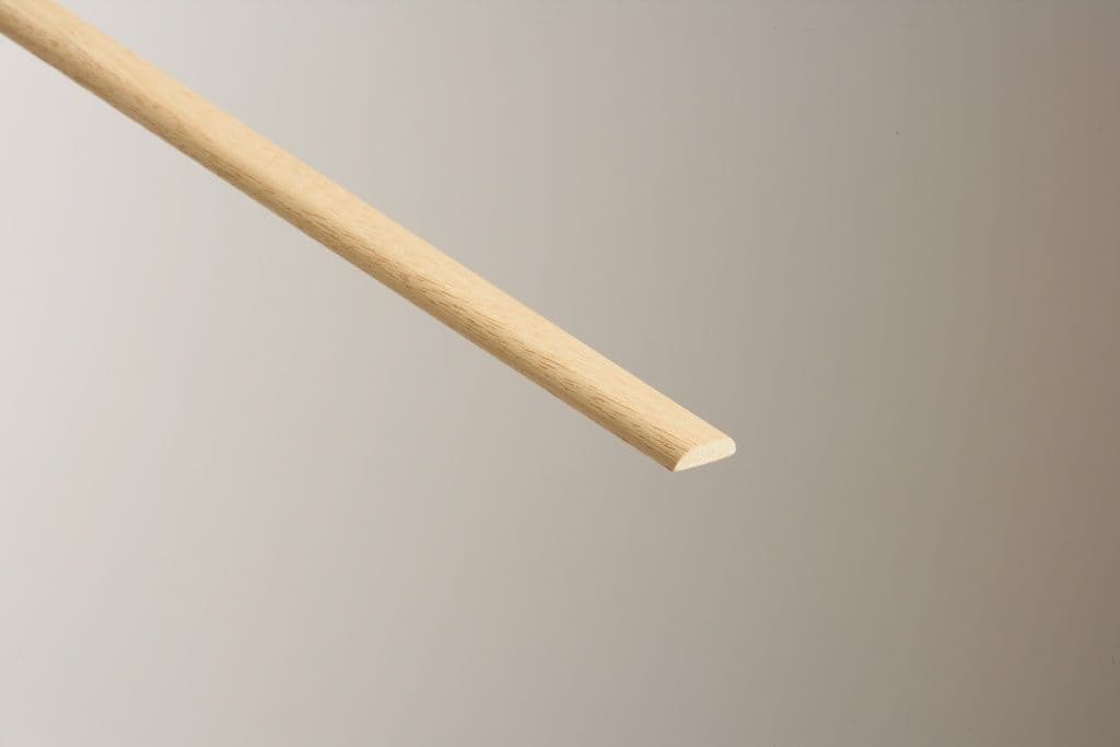 Cheshire Mouldings D Moulding Light Harwood - 6 x 18mm x 2.4m