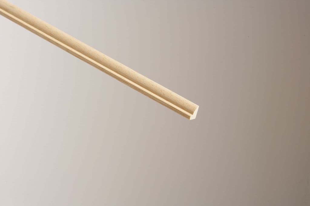 Cheshire Mouldings Glass Bead Light Hardwood - 9 x 12mm x 2.4m