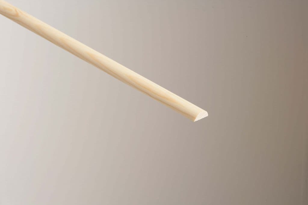 Cheshire Mouldings Half Round Pine - 6 x 21mm x 2.4m