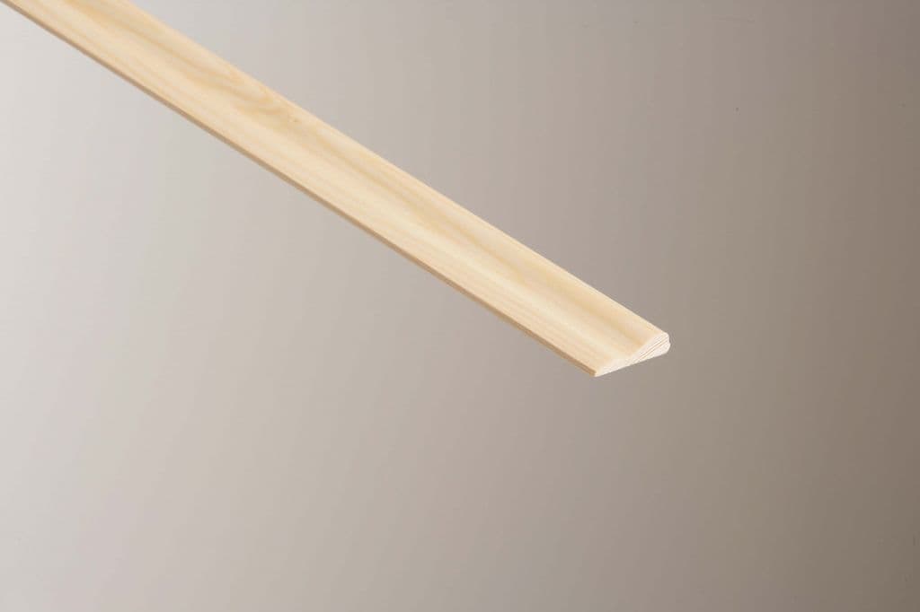 Cheshire Mouldings Pine Panel D Mould - 34 x 9mm x 2.4m