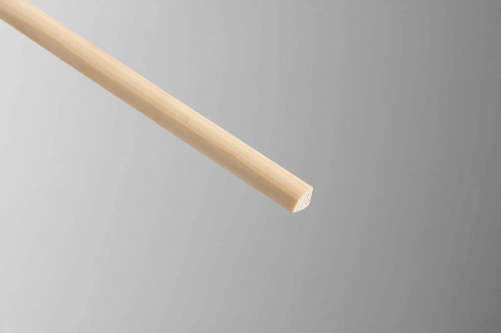 Cheshire Mouldings Quadrant Pine - 12 x 12mm x 2.4m