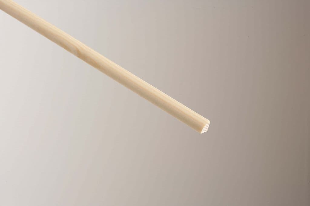 Cheshire Mouldings Quadrant Pine Moulding - 9 x 9mm x 2.4m