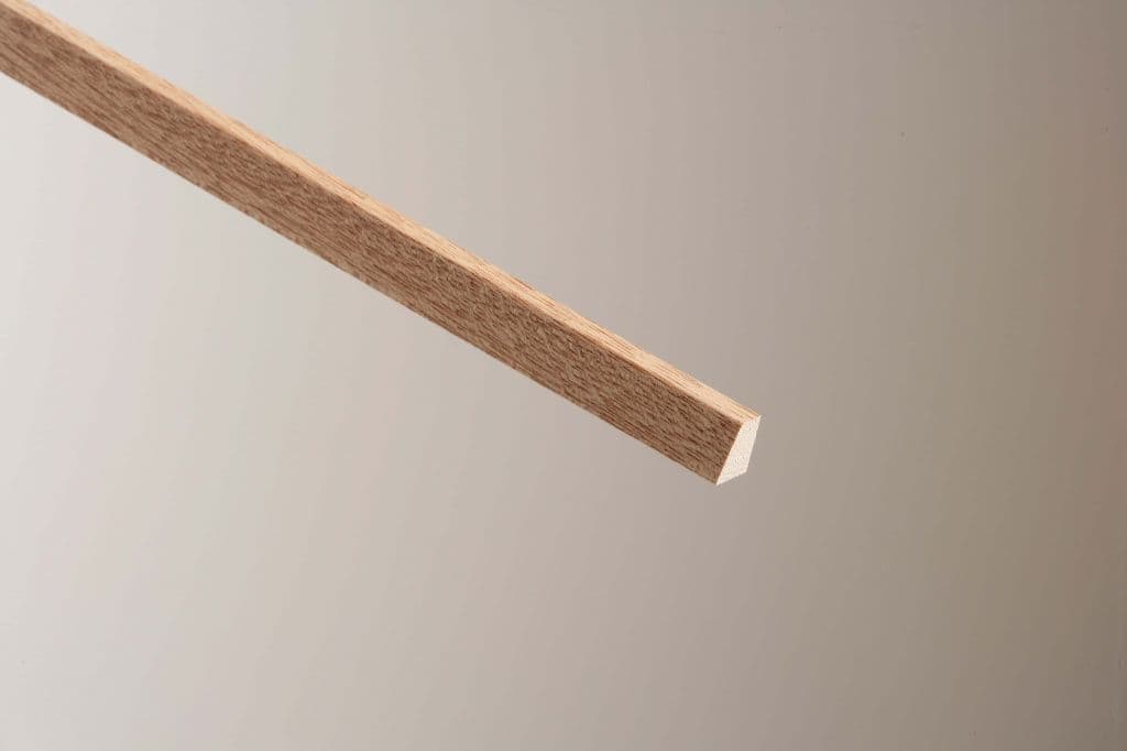 Cheshire Mouldings Wedge Red Hardwood - 15 x 11mm x 2.4m