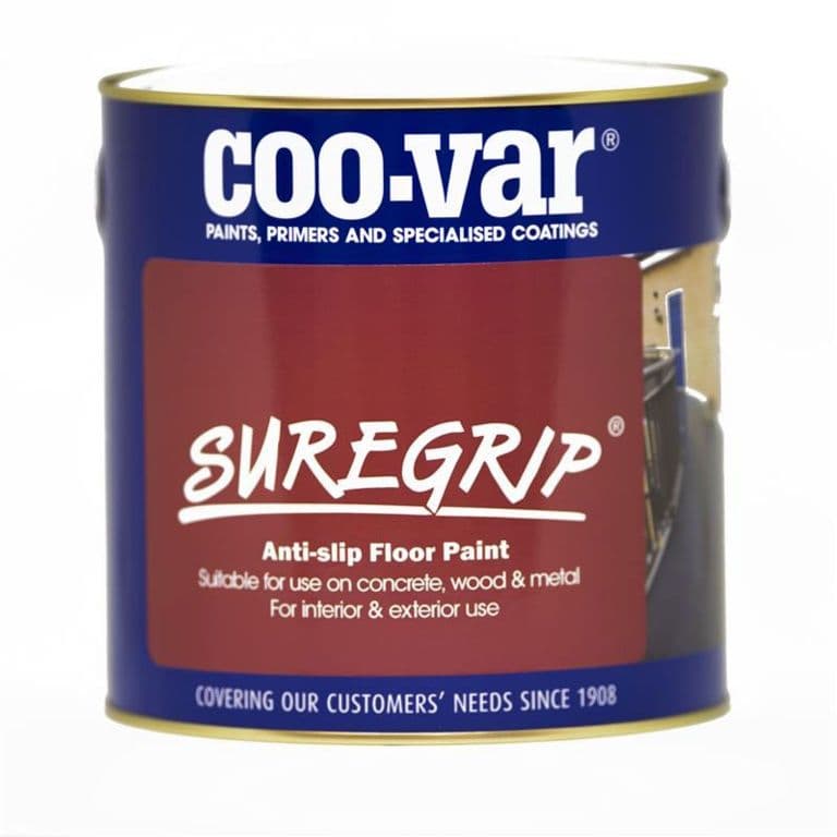 Coo-Var Suregrip Anti Slip Floor Paint 1L - Black