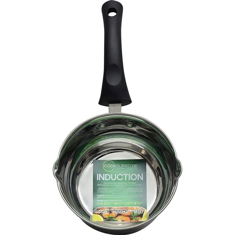 CookSupreme Stainless Steel Induction Milk Pan - 14cm