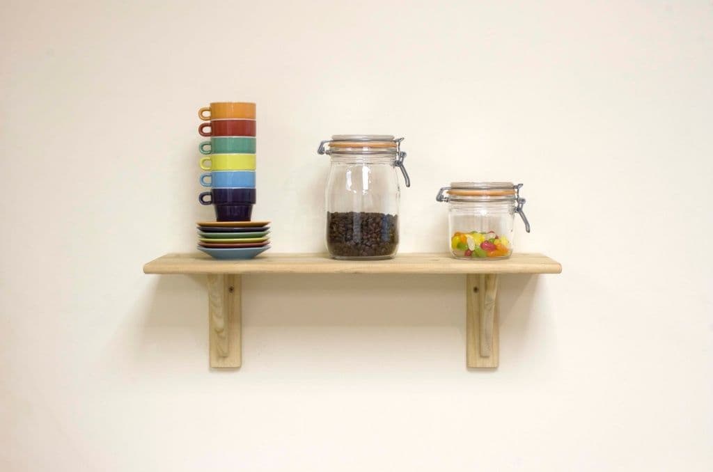 Core Natural Wood Shelf Kit - Pine 585mm