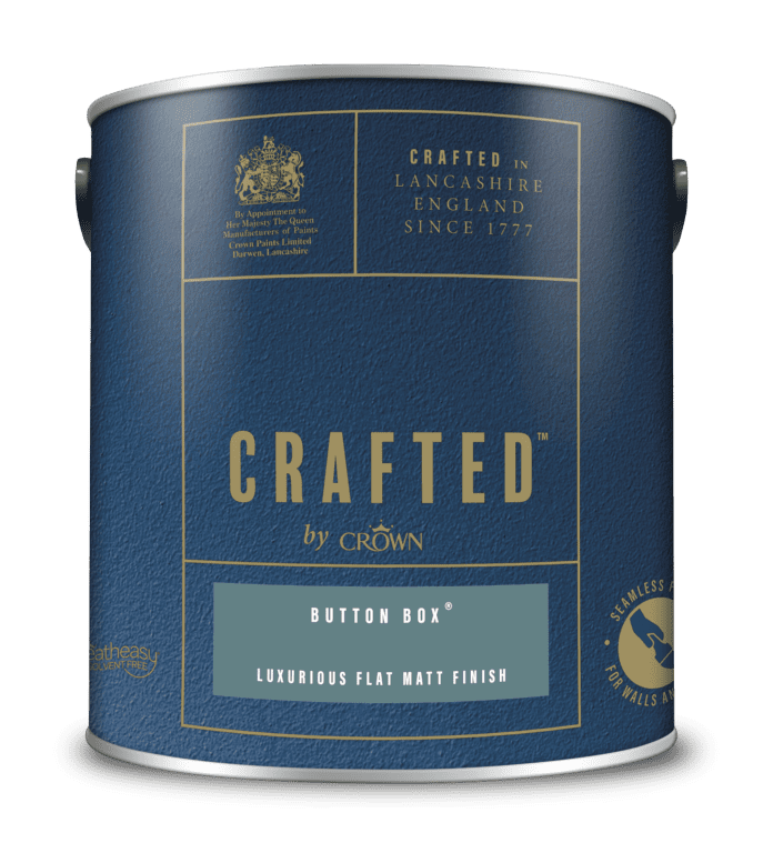 Crown Crafted Luxurious Flat Matt 2.5L - Button Box