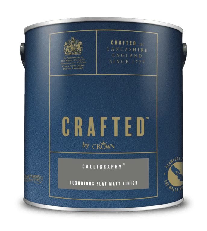Crown Crafted Luxurious Flat Matt 2.5L - Calligraphy