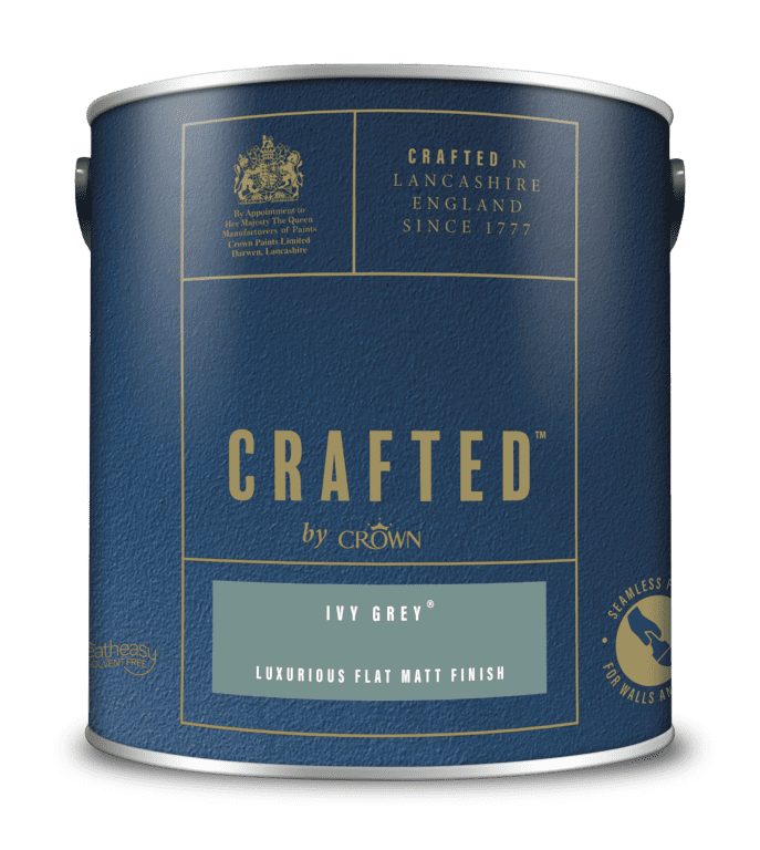 Crown Crafted Luxurious Flat Matt 2.5L - Ivy Grey