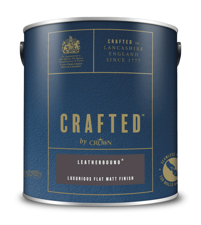Crown Crafted Luxurious Flat Matt 2.5L - Leatherbound