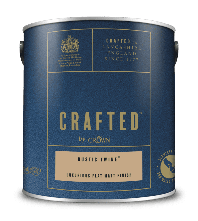 Crown Crafted Luxurious Flat Matt 2.5L - Rustic Twine