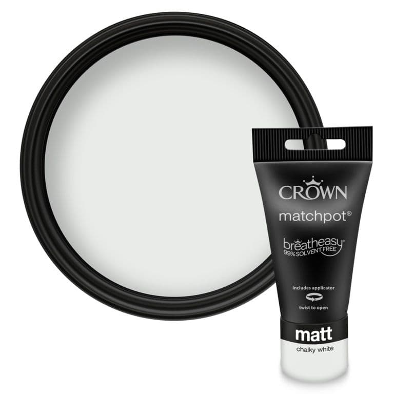 Crown Matt Emulsion - 40ml Chalky White