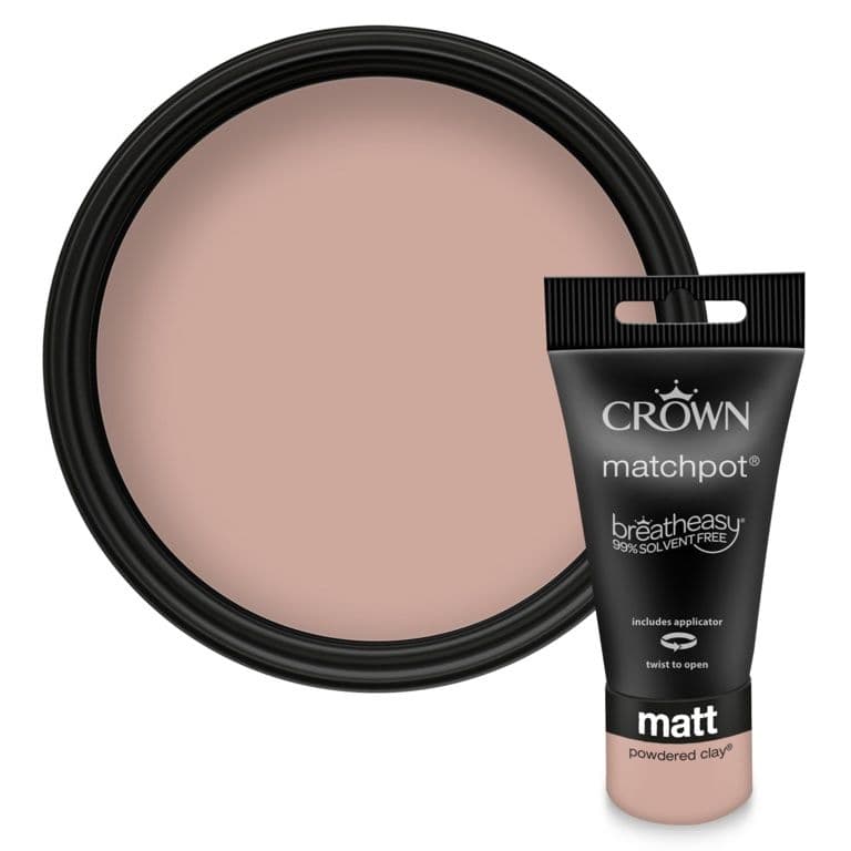 Crown Matt Emulsion - 40ml Powdered Clay