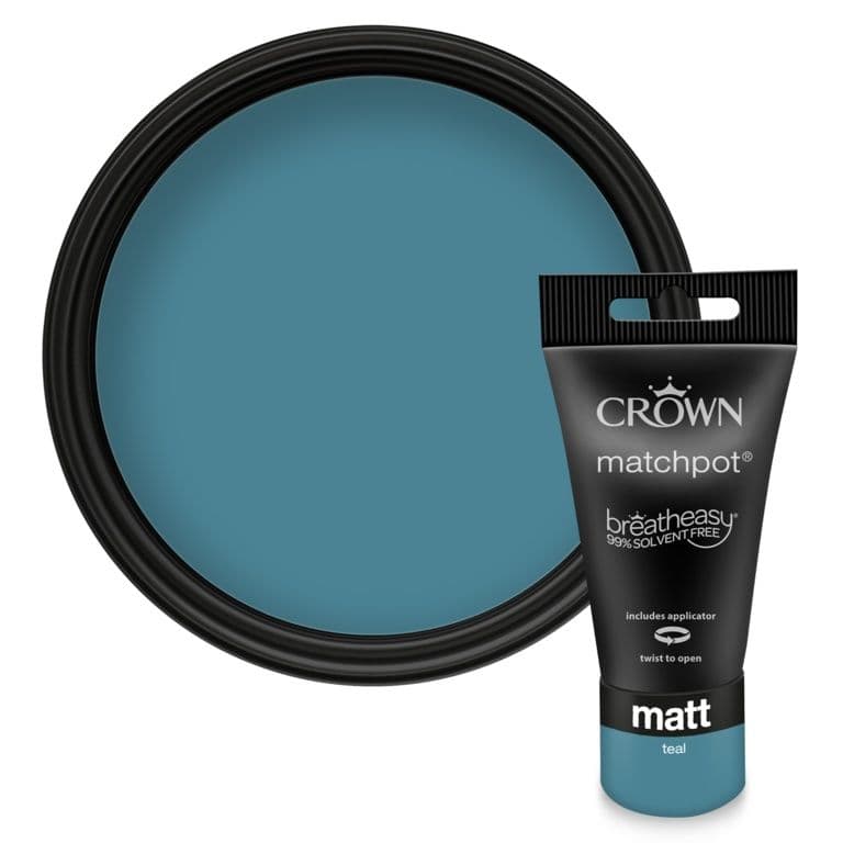 Crown Matt Emulsion - 40ml Teal