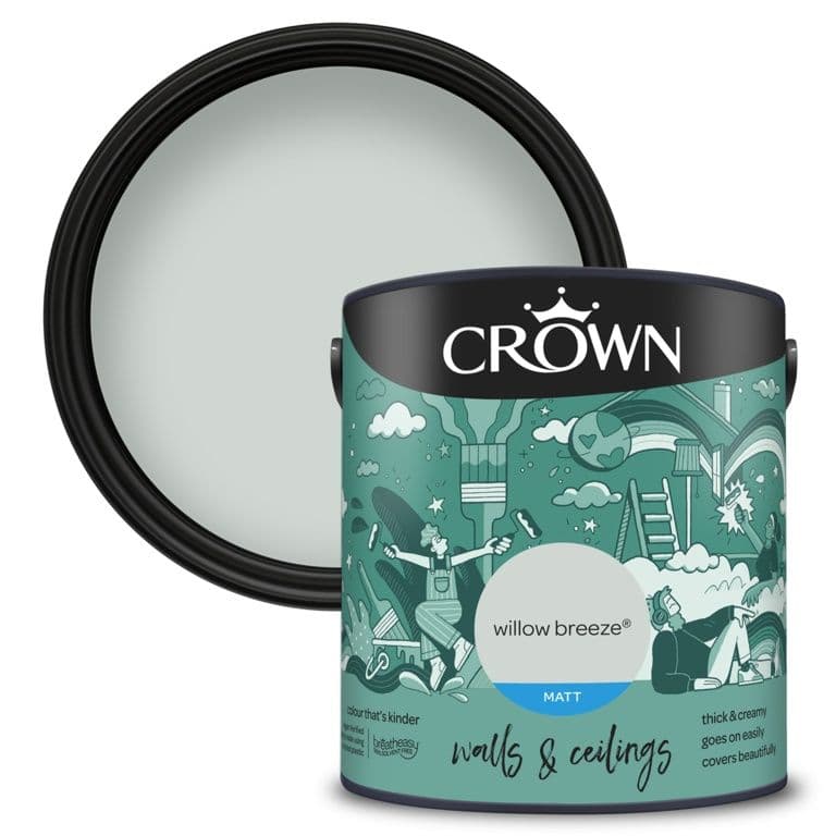 Crown Matt Emulsion Willow Breeze - 2.5L
