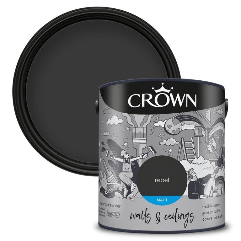 Crown Walls & Ceilings Matt 2.5L - Rebel