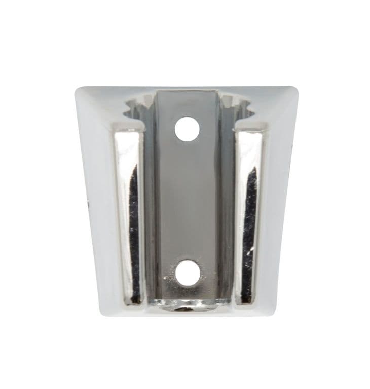 Croydex Amalfi Simple Wall Bracket - Chrome