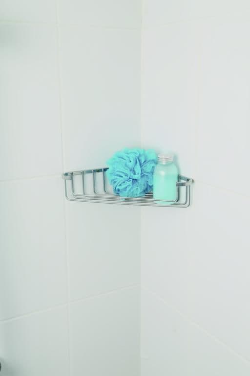 Croydex Corner Basket - Mild Steel