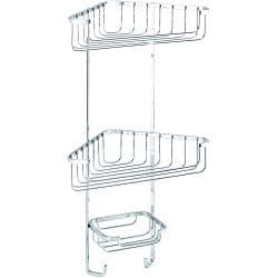 Croydex Corner Basket Three Tier - 490 x 275 x 165mm