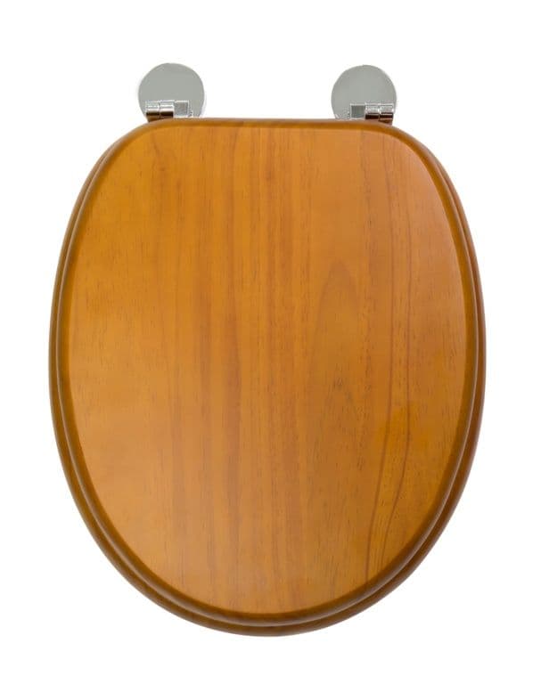 Croydex Flexi-Fix Toilet Seat - Davos Antique Pine