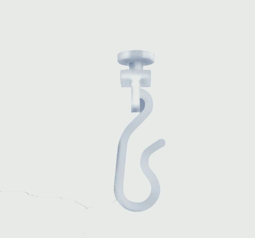 Croydex Hook & Glider Universal - White