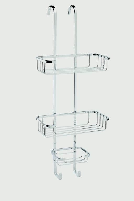 Croydex Hook Over Three Tier Basket - Mild Steel