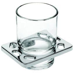 Croydex Sutton Tumbler Holder - 95 x 100 x 80mm