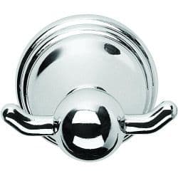 Croydex Westminster Double Robe Hook - 57 x 62 x 60mm