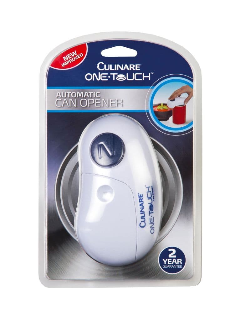 Culinare One Touch Can Opener - White
