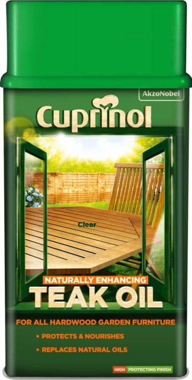 Cuprinol Garden Furniture Teak Oil - 1L