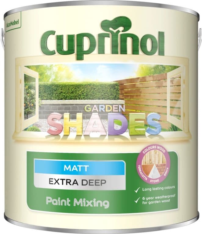 Cuprinol Garden Shades Extra Deep Matt Paint Mixing - 1L