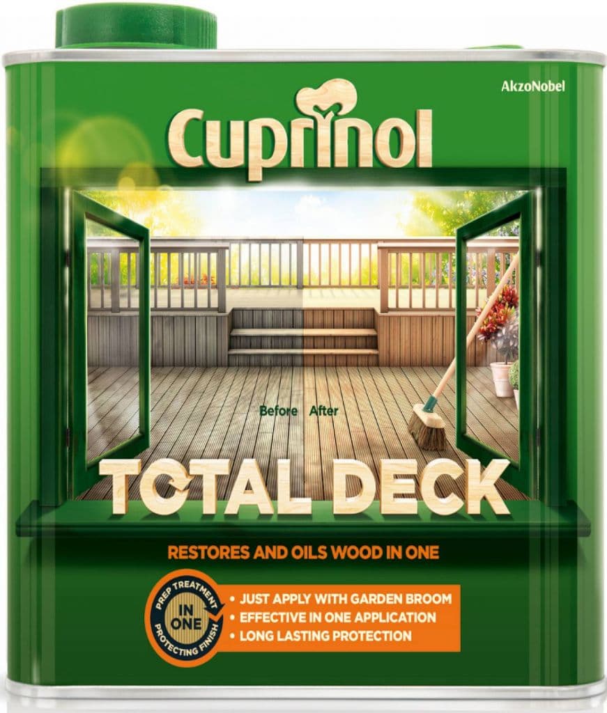 Cuprinol Total Deck Restorer & Oil 2.5L - Clear