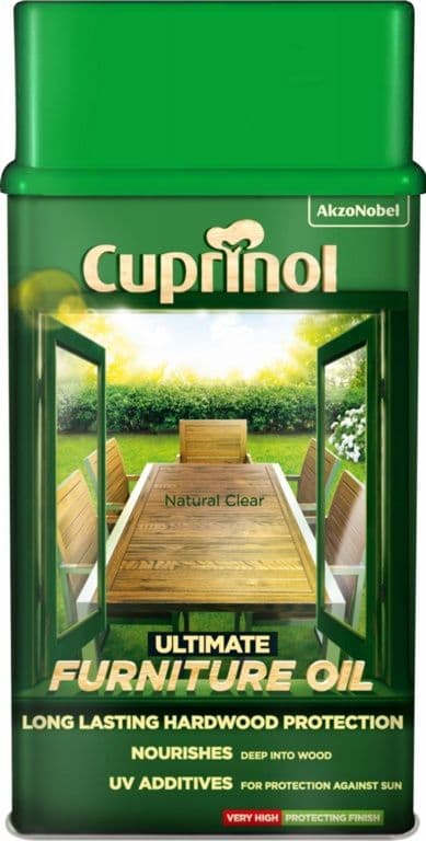 Cuprinol Ultimate Furniture Oil 1L - Mahogany