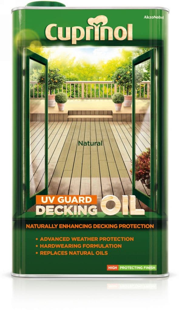 Cuprinol UV Guard Decking Oil 5L - Natural