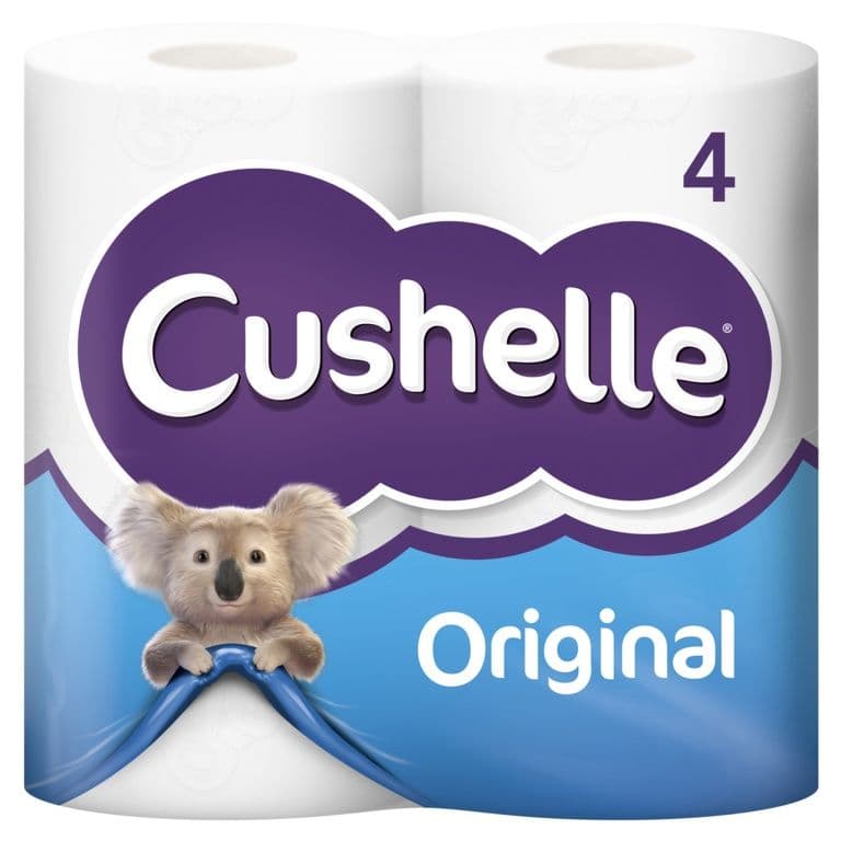Cushelle Toilet Roll - Pack 4