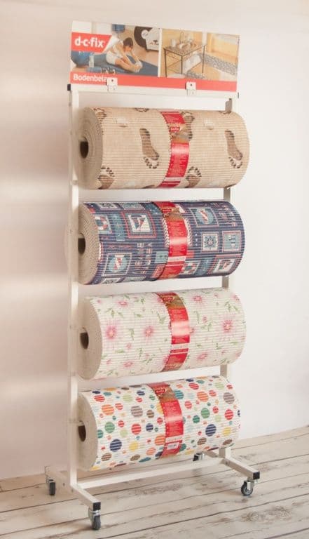 d-c-fix® Comfort Flooring Long Rolls - Display Stand of 4 Rolls
